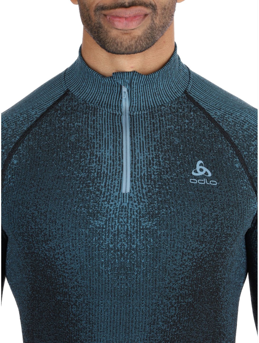 Odlo, Perfomance Zip Blackcomb Eco pullover men Provincial Blue blue 