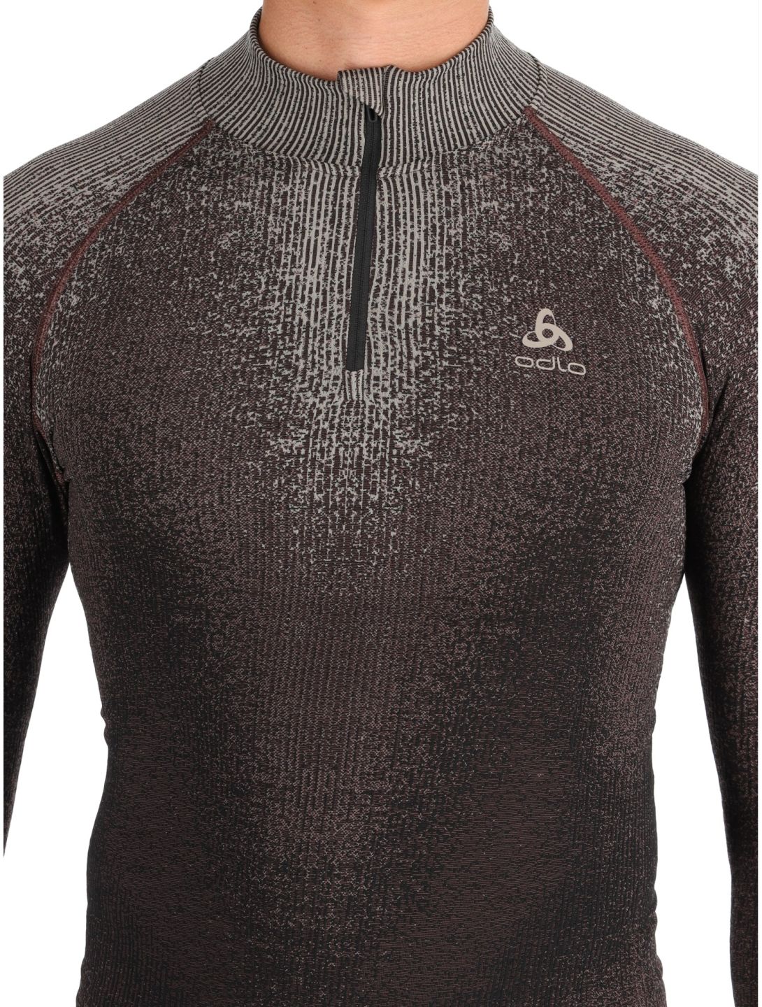 Odlo, Perfomance Zip Blackcomb Eco pullover men Fudge purple 