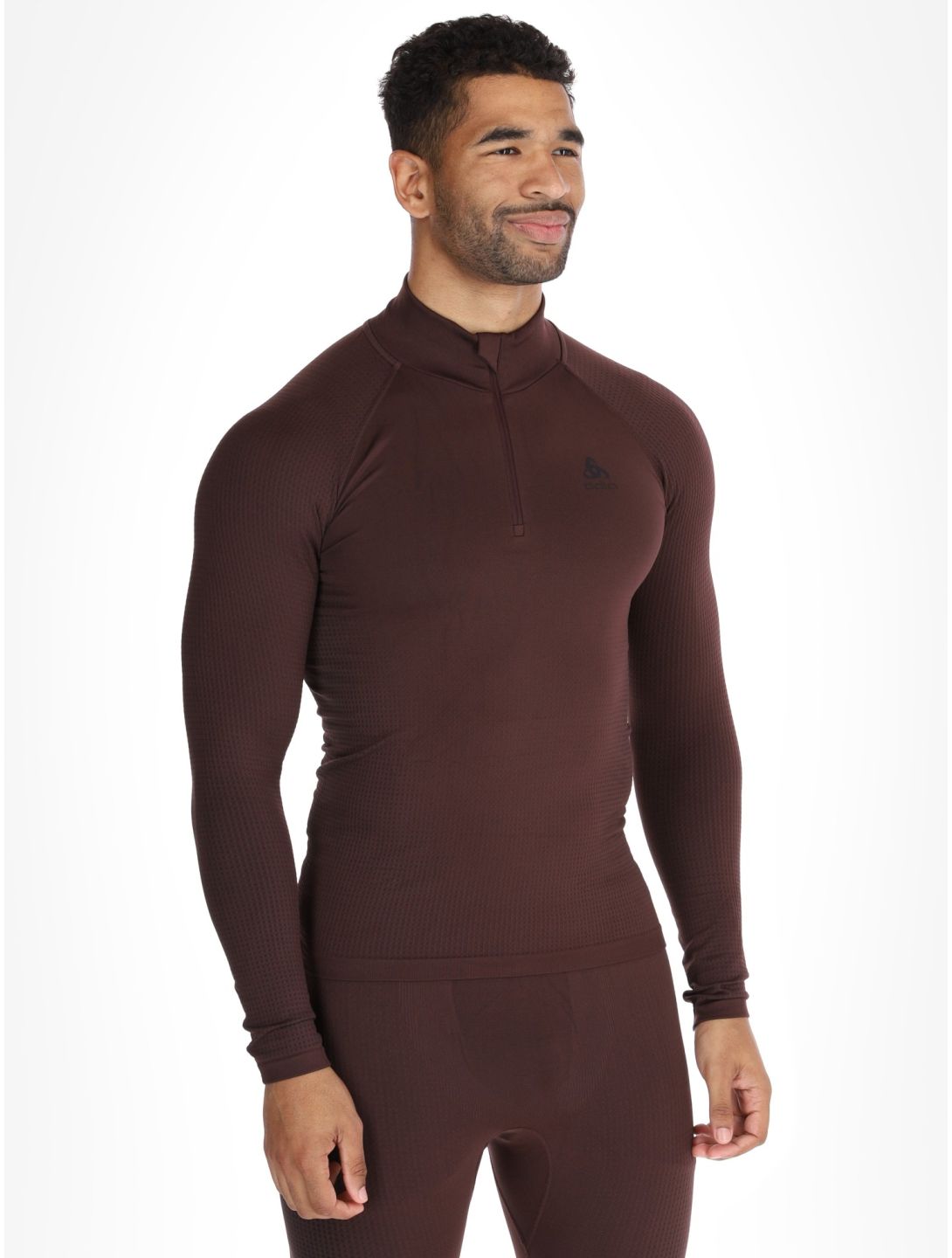 Odlo, Perfomance Zip Performance Warm Eco pullover men Fudge purple 