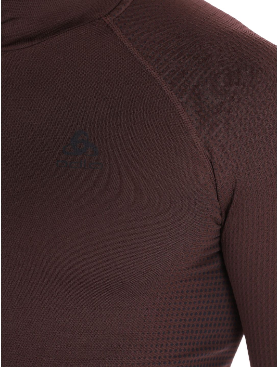 Odlo, Perfomance Zip Performance Warm Eco pullover men Fudge purple 