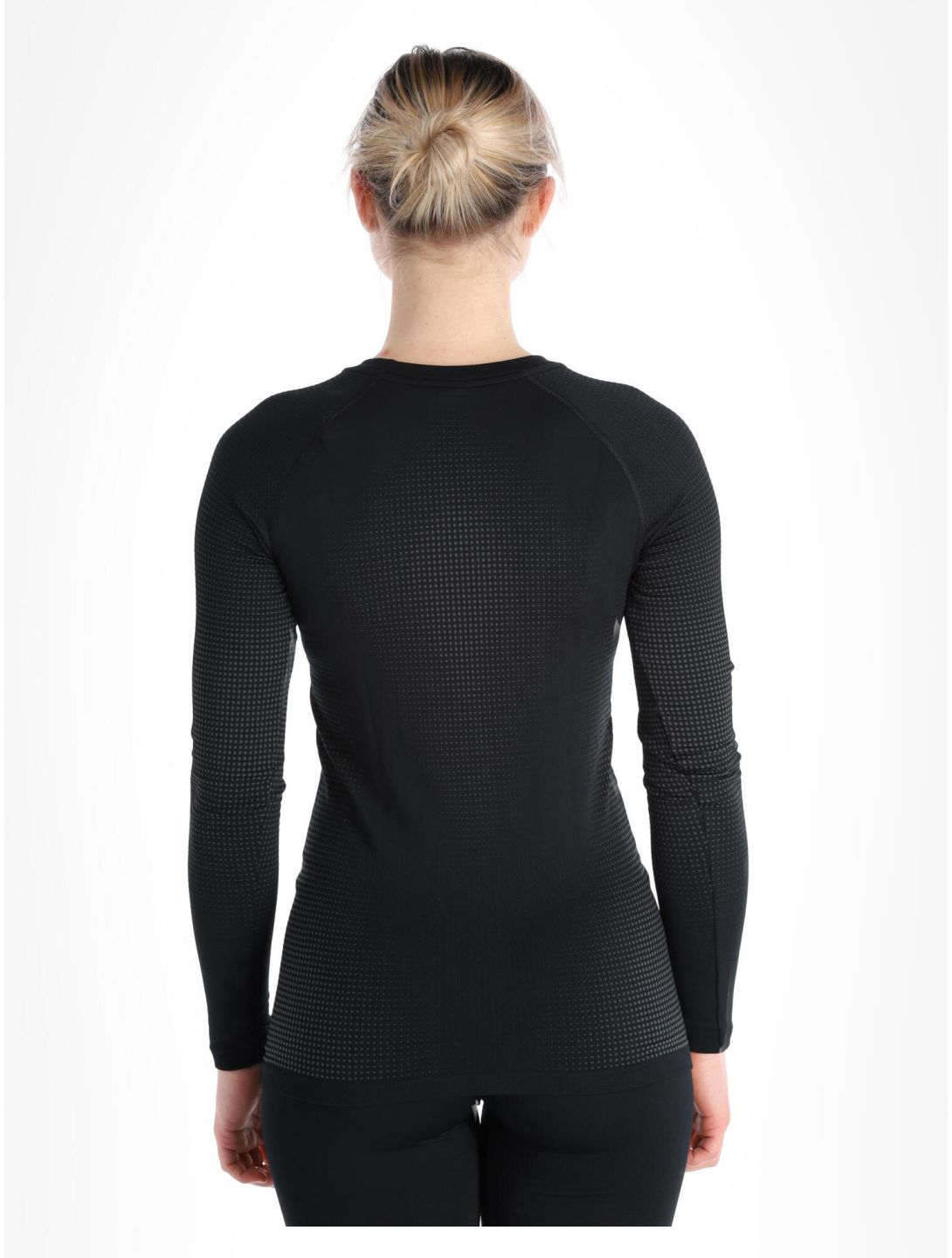 Odlo, Perfomance Warm Eco thermal shirt women Black - Odlo Graphite Grey black, grey 