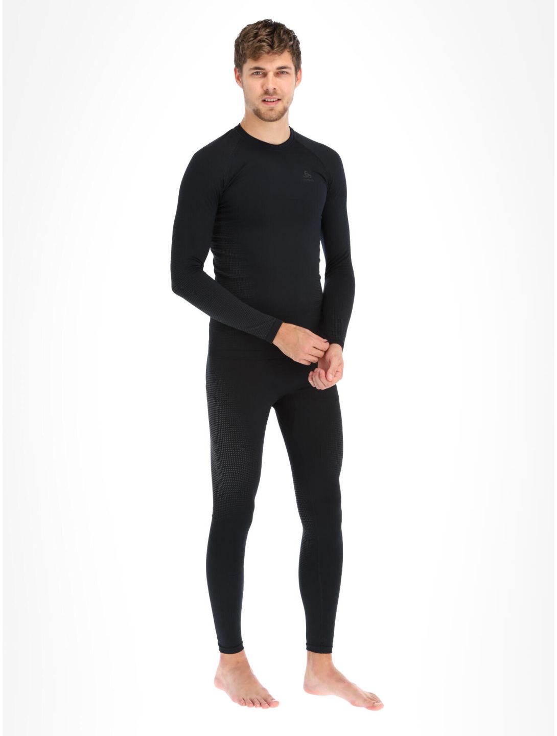 Odlo, Perfomance Warm Eco thermal shirt men Black - Odlo Graphite Grey black, grey 