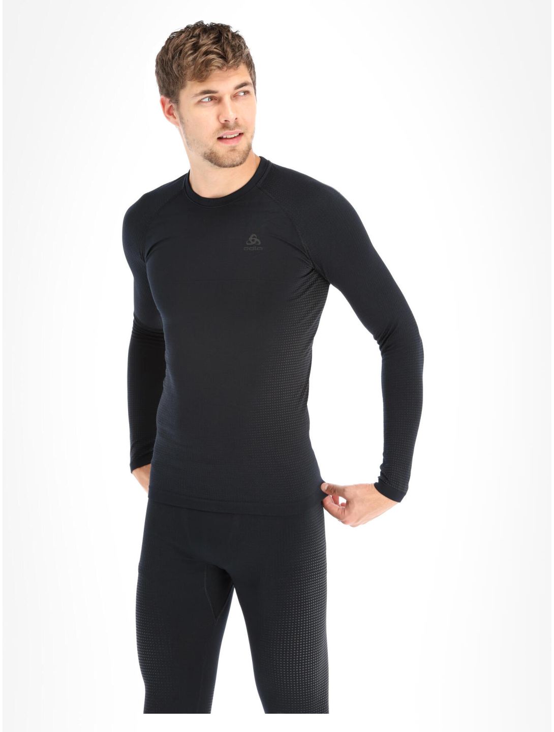 Odlo, Perfomance Warm Eco thermal shirt men Black - Odlo Graphite Grey black, grey 