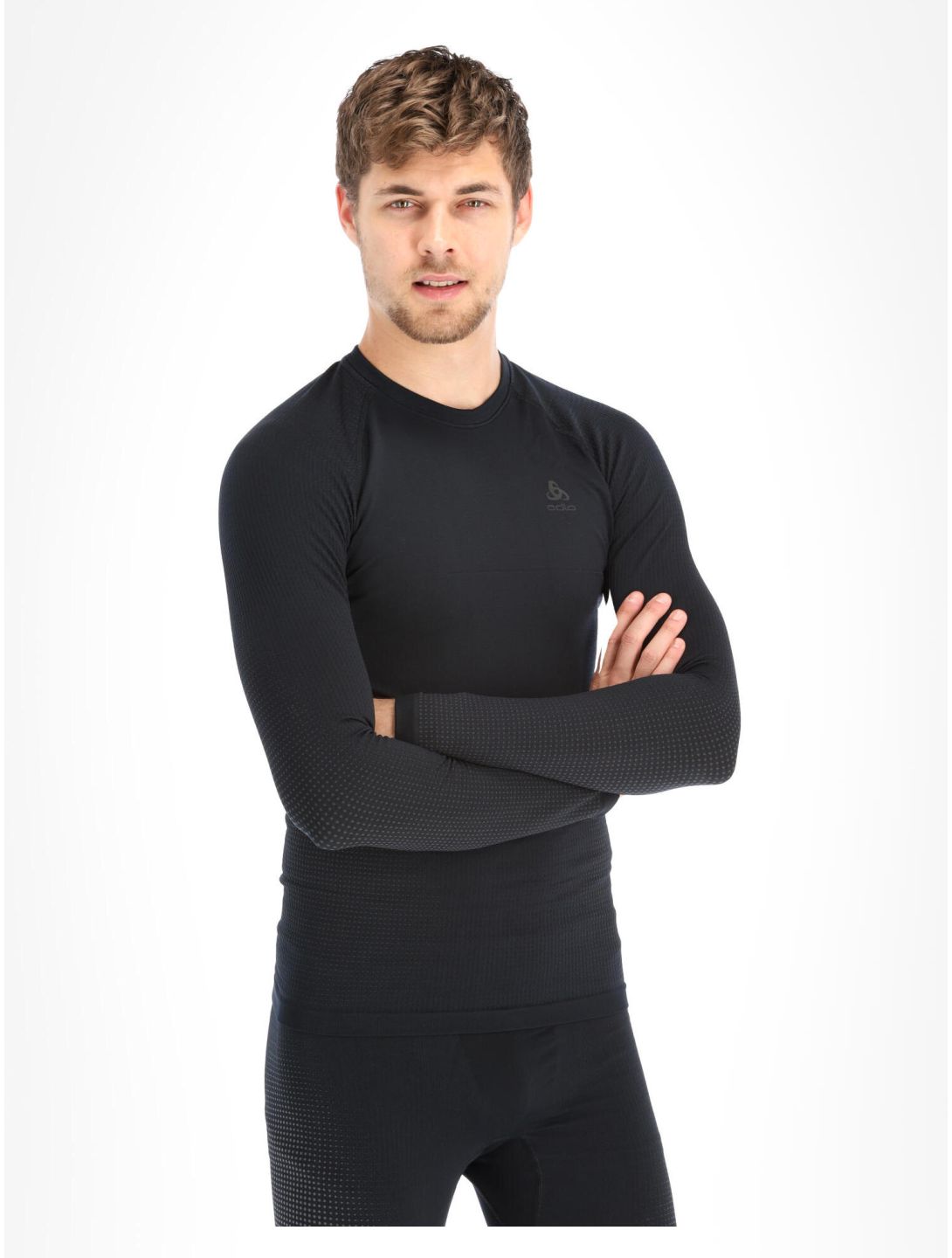 Odlo, Perfomance Warm Eco thermal shirt men Black - Odlo Graphite Grey black, grey 