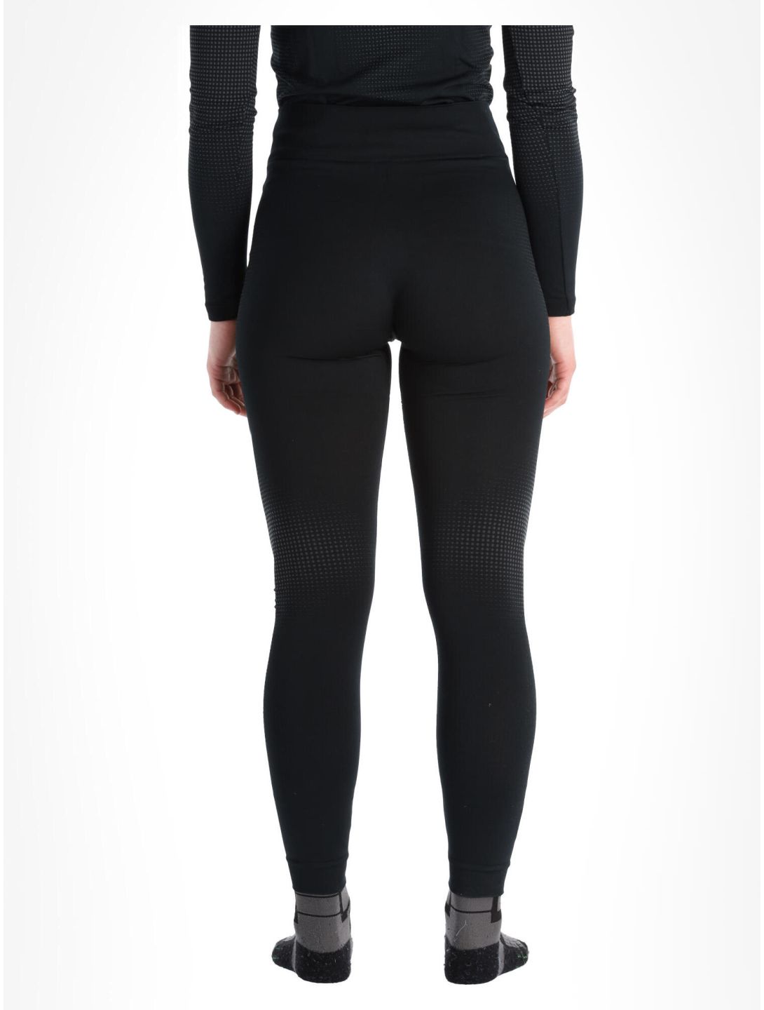 Odlo, Perfomance Warm Eco thermal pants women Black - Odlo Graphite Grey black, grey 