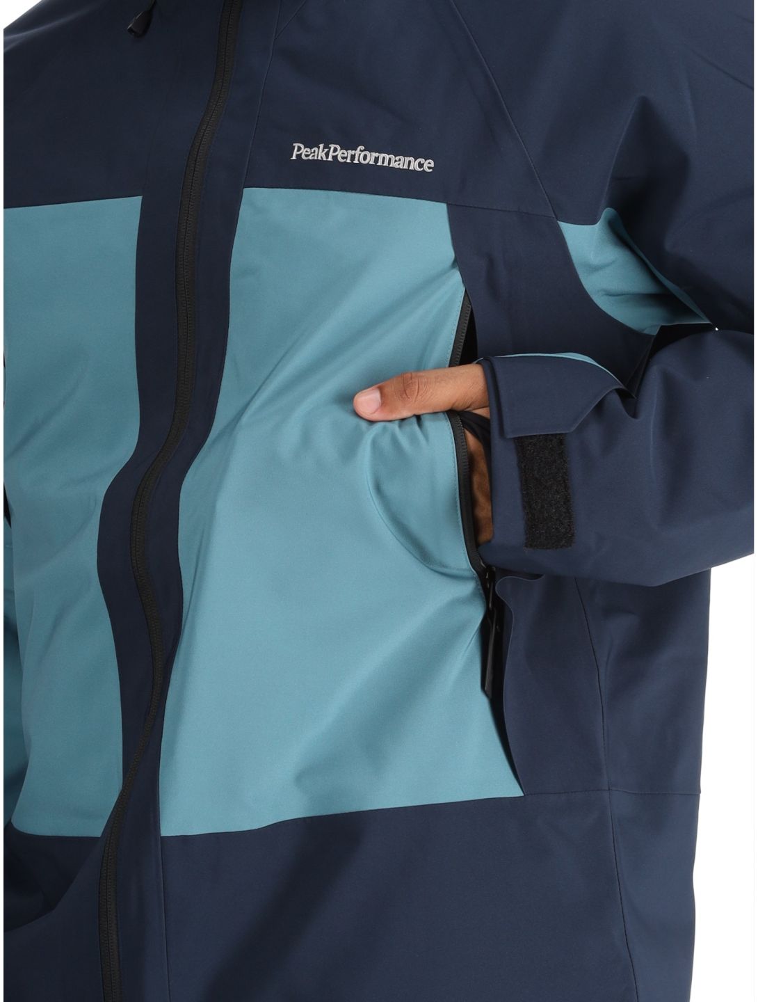 Peak Performance, M Edge 2L ski jacket men Blue Shadow / Hydro Fresh blue 