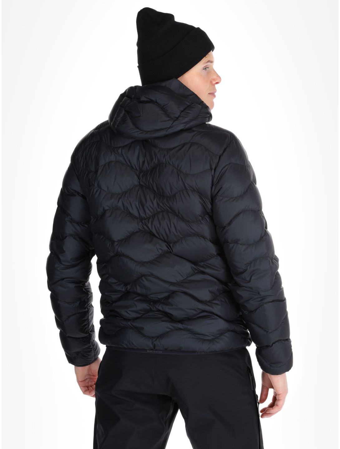 Peak Performance, M Helium Down Hood down jacket men Black black 