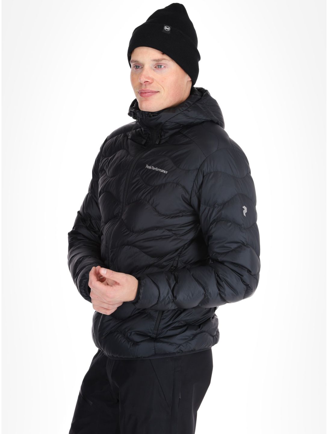 Peak Performance, M Helium Down Hood down jacket men Black black 