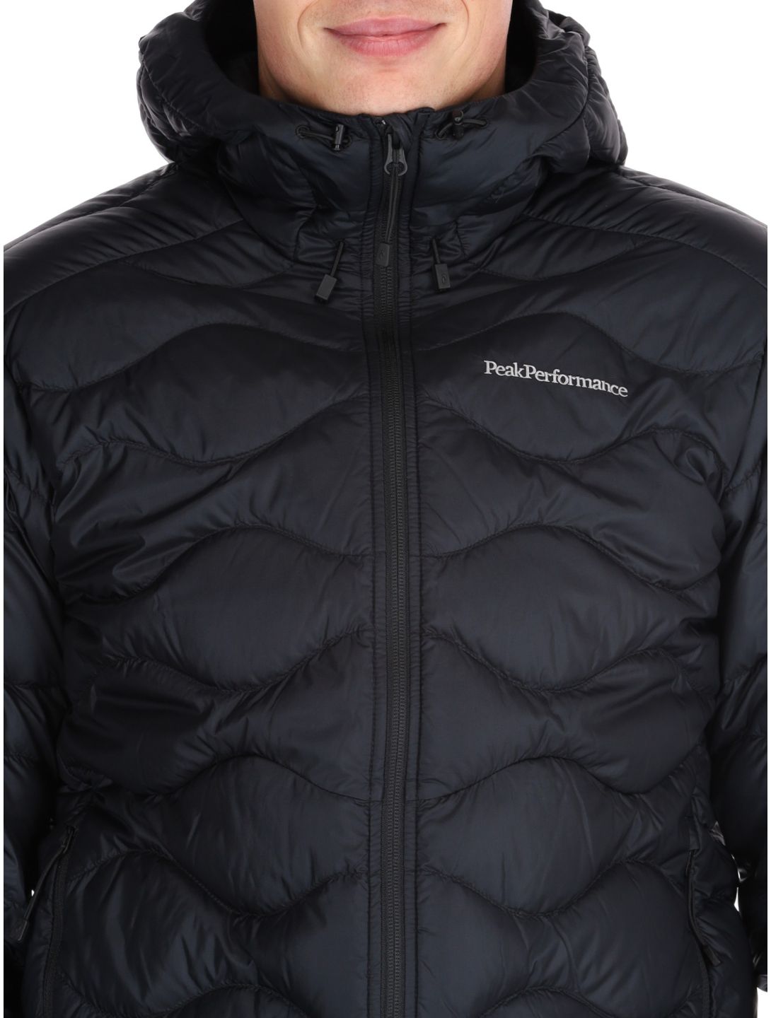 Peak Performance, M Helium Down Hood down jacket men Black black 