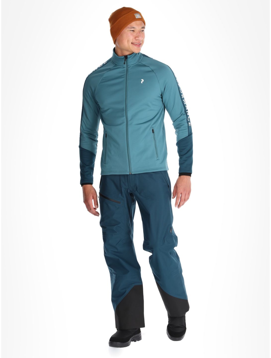 Peak Performance, M Rider Zip jacket men Hydro Fresh / Infinity Teel blue 