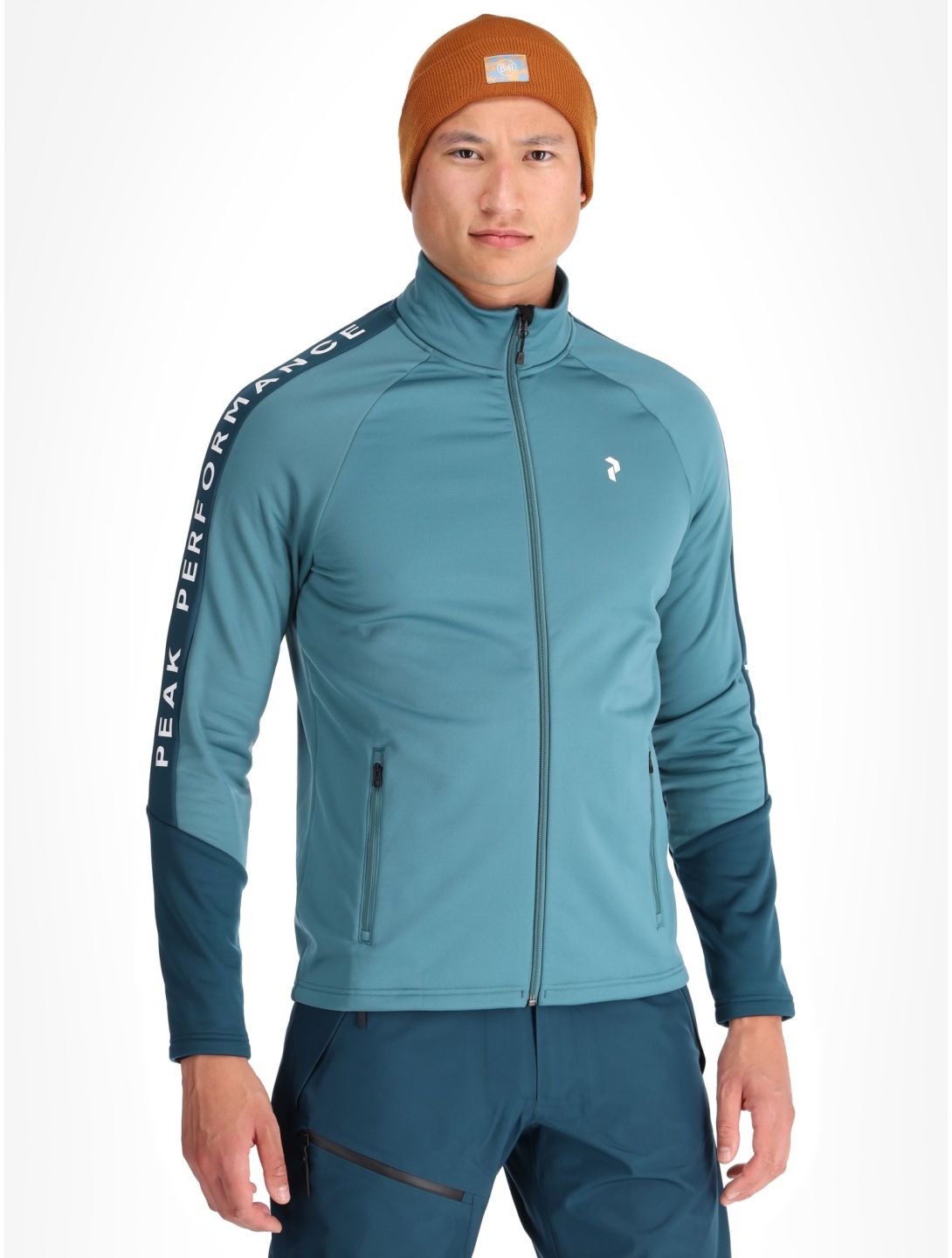 Peak Performance, M Rider Zip jacket men Hydro Fresh / Infinity Teel blue 