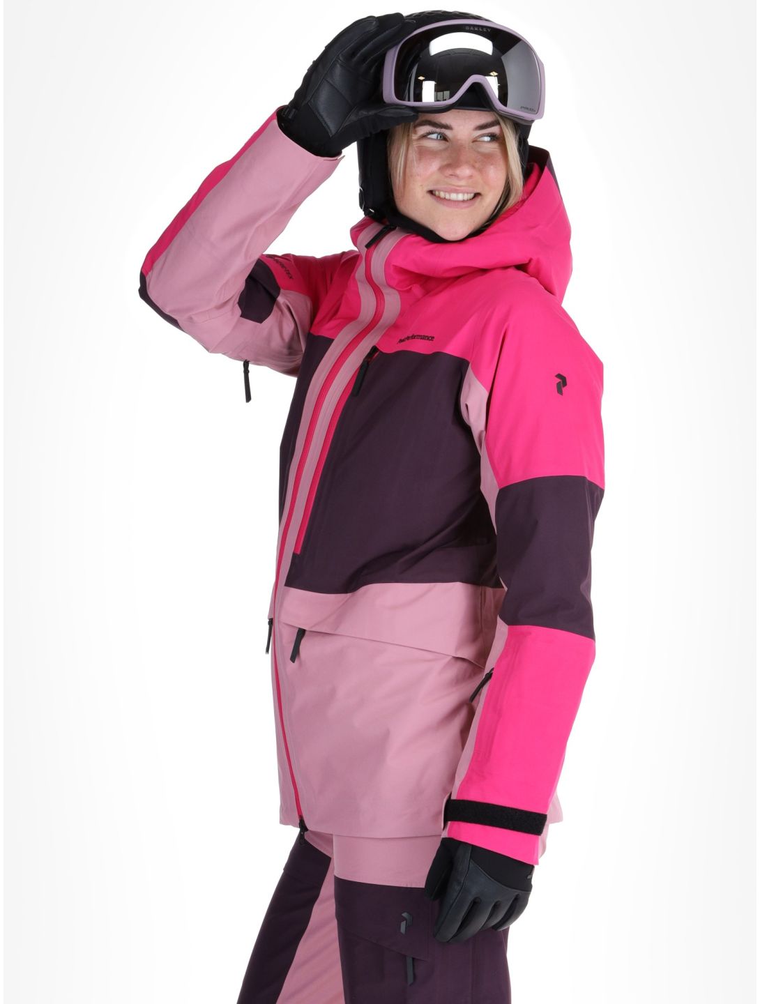 Peak Performance, W Gravity Gore-Tex 3L hardshell ski jacket women Beetroot Purple / Mystic Purple / Bitter Root pink, purple 