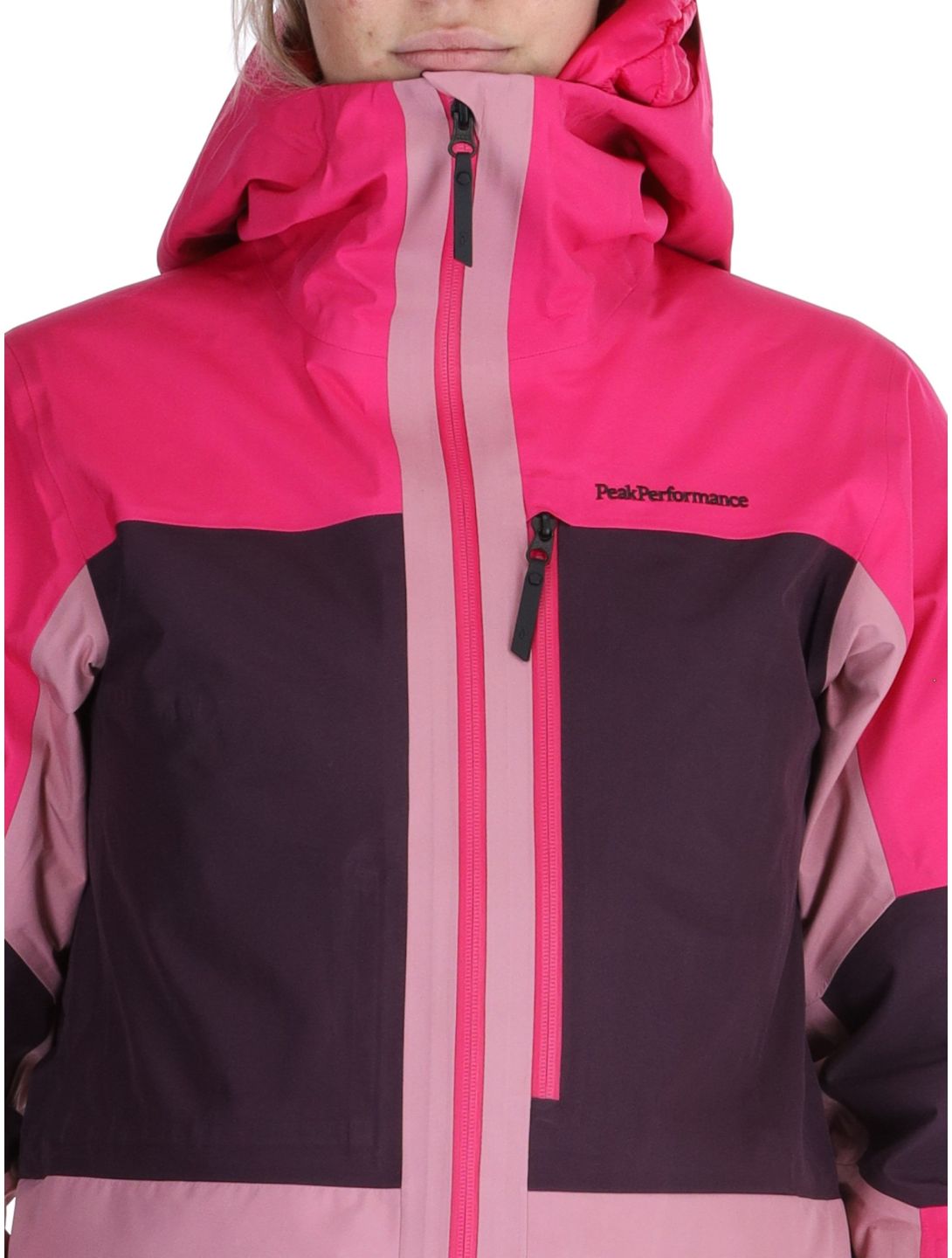 Peak Performance, W Gravity Gore-Tex 3L hardshell ski jacket women Beetroot Purple / Mystic Purple / Bitter Root pink, purple 