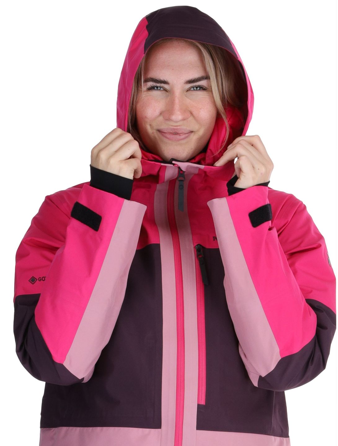 Peak Performance, W Gravity Gore-Tex 3L hardshell ski jacket women Beetroot Purple / Mystic Purple / Bitter Root pink, purple 