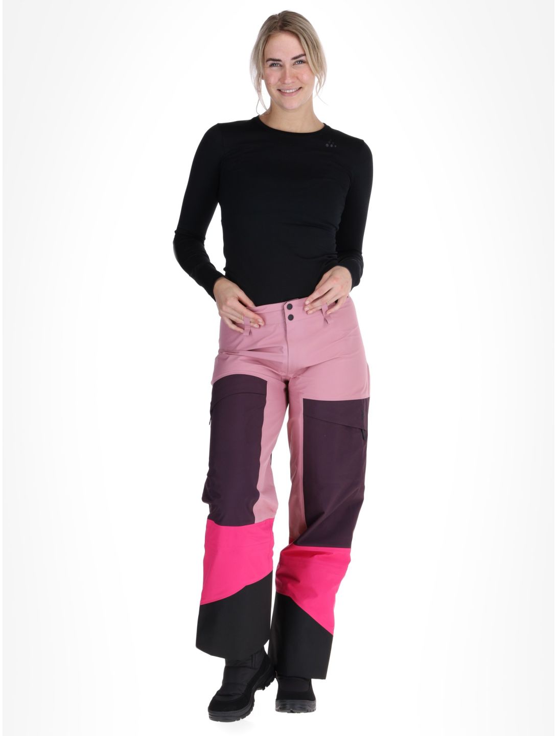 Peak Performance, W Gravity Gore-Tex 3L hardshell ski pants women Bitter Root / Mystic Purple / Beetroot Purple pink, purple 