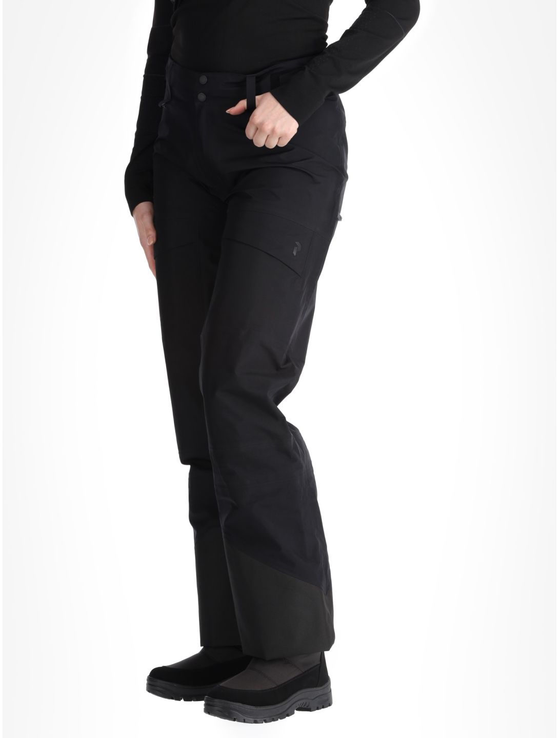 Peak Performance, W Gravity Gore-Tex 3L hardshell ski pants women Black black 