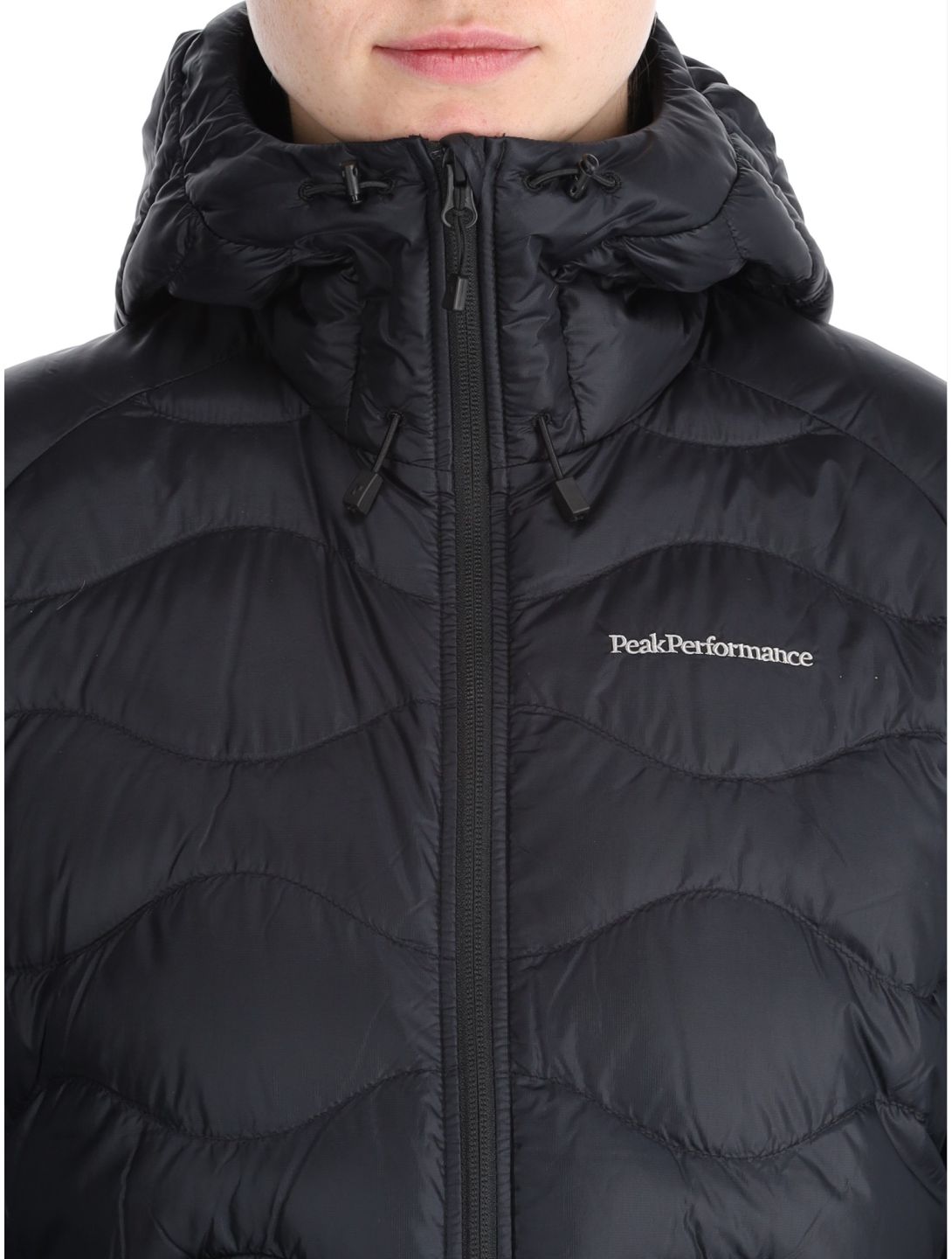 Peak Performance, W Helium Down Hood down jacket women Black black 