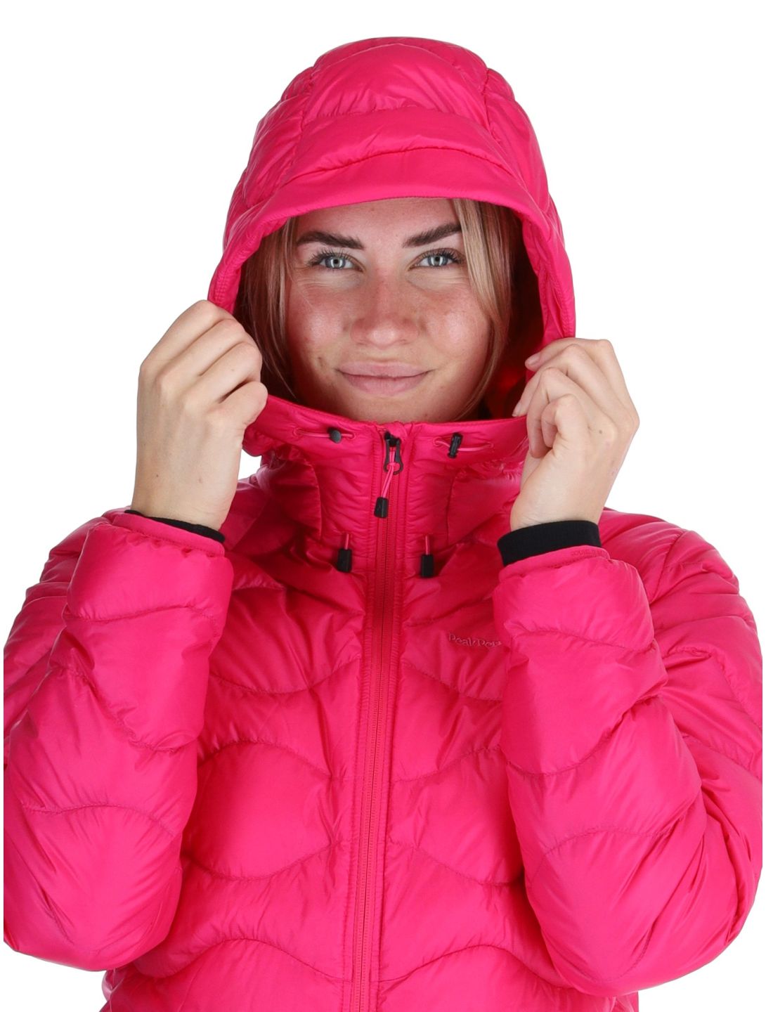 Peak Performance, W Helium Down Hood down jacket women Beetroot Purple purple 