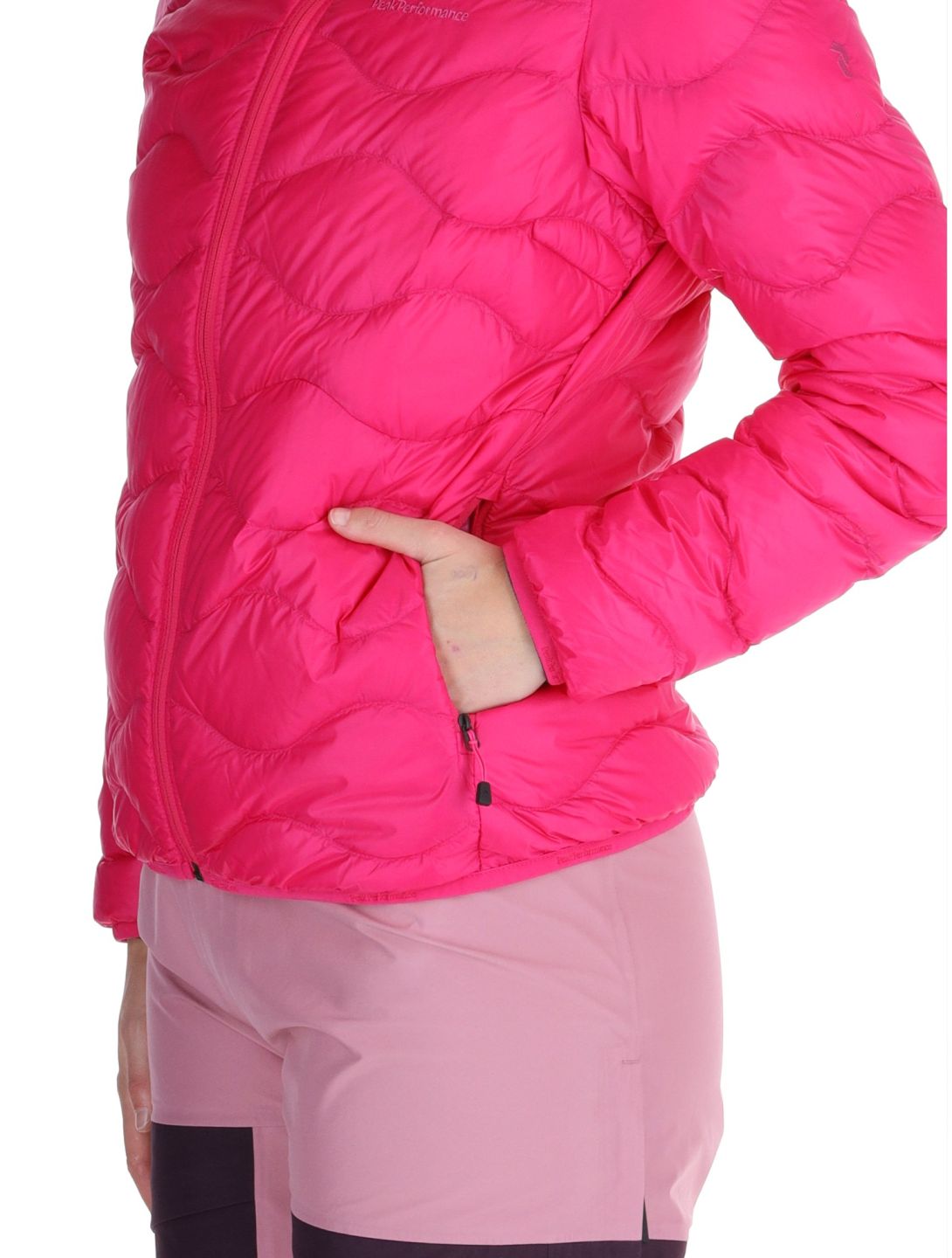 Peak Performance, W Helium Down Hood down jacket women Beetroot Purple purple 