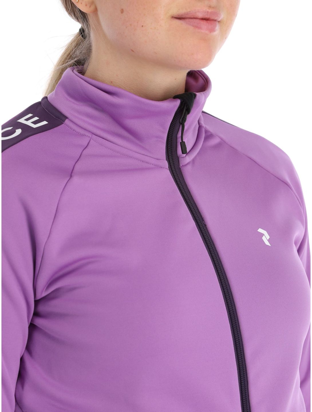 Peak Performance, W Rider Mid Zip jacket women Action Lilac Indigo purple 