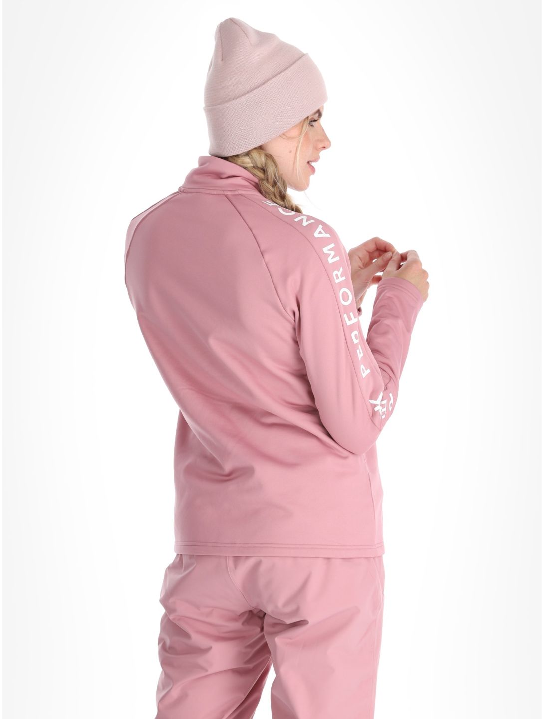 Peak Performance, W Rider Zip jacket women Bitter Root pink 