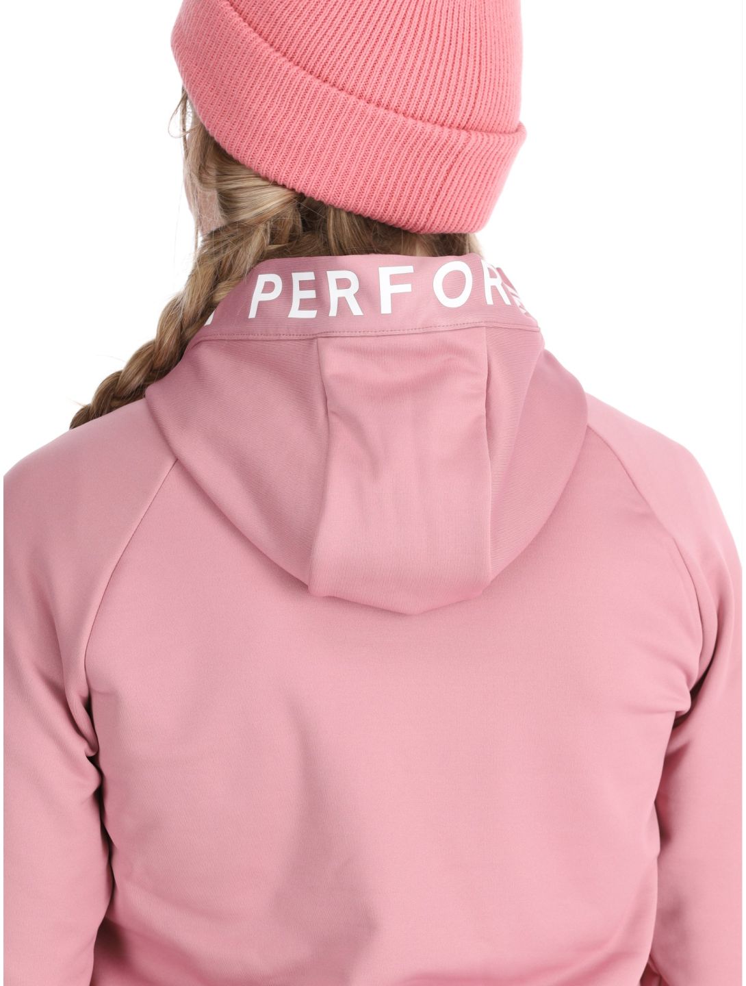 Peak Performance, W Rider Zip Hood jacket women Bitter Root pink 