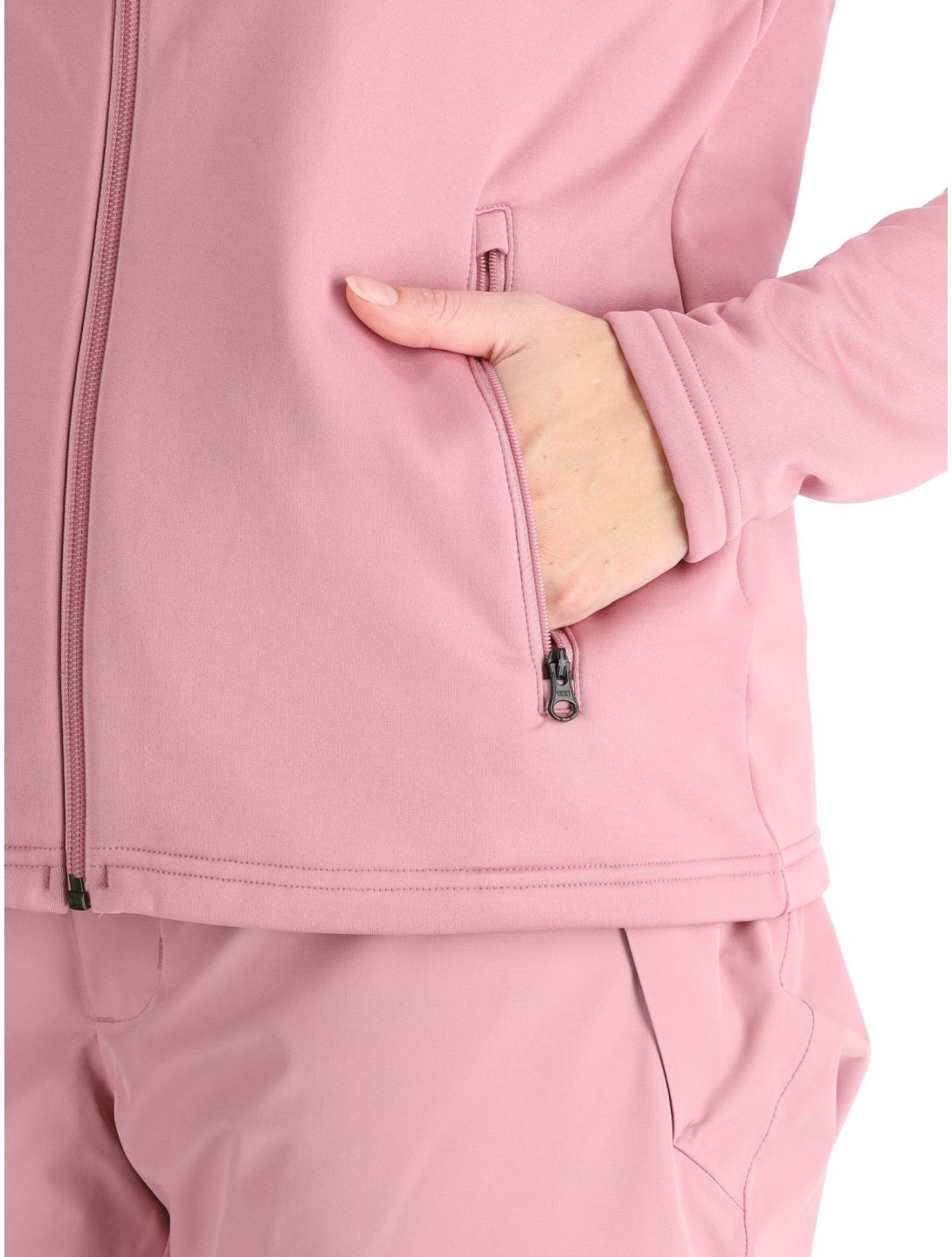 Peak Performance, W Rider Zip Hood jacket women Bitter Root pink 