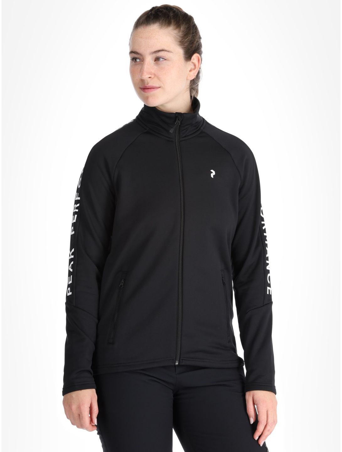 Peak Performance, W Rider Zip jacket women Black black 