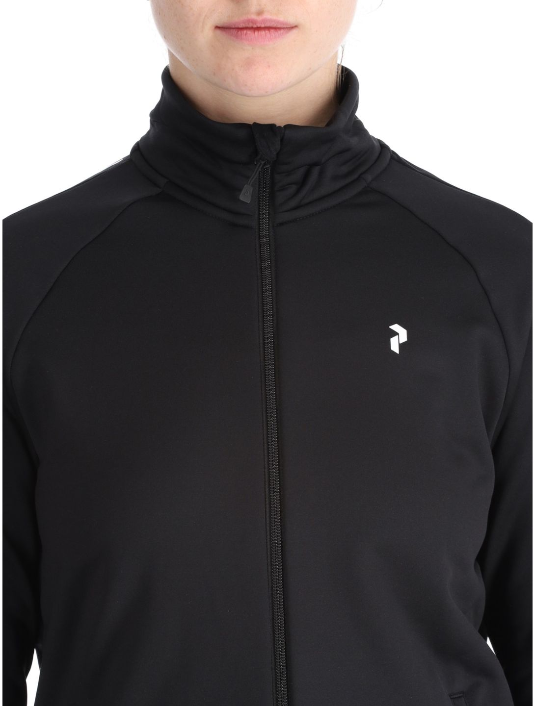 Peak Performance, W Rider Zip jacket women Black black 