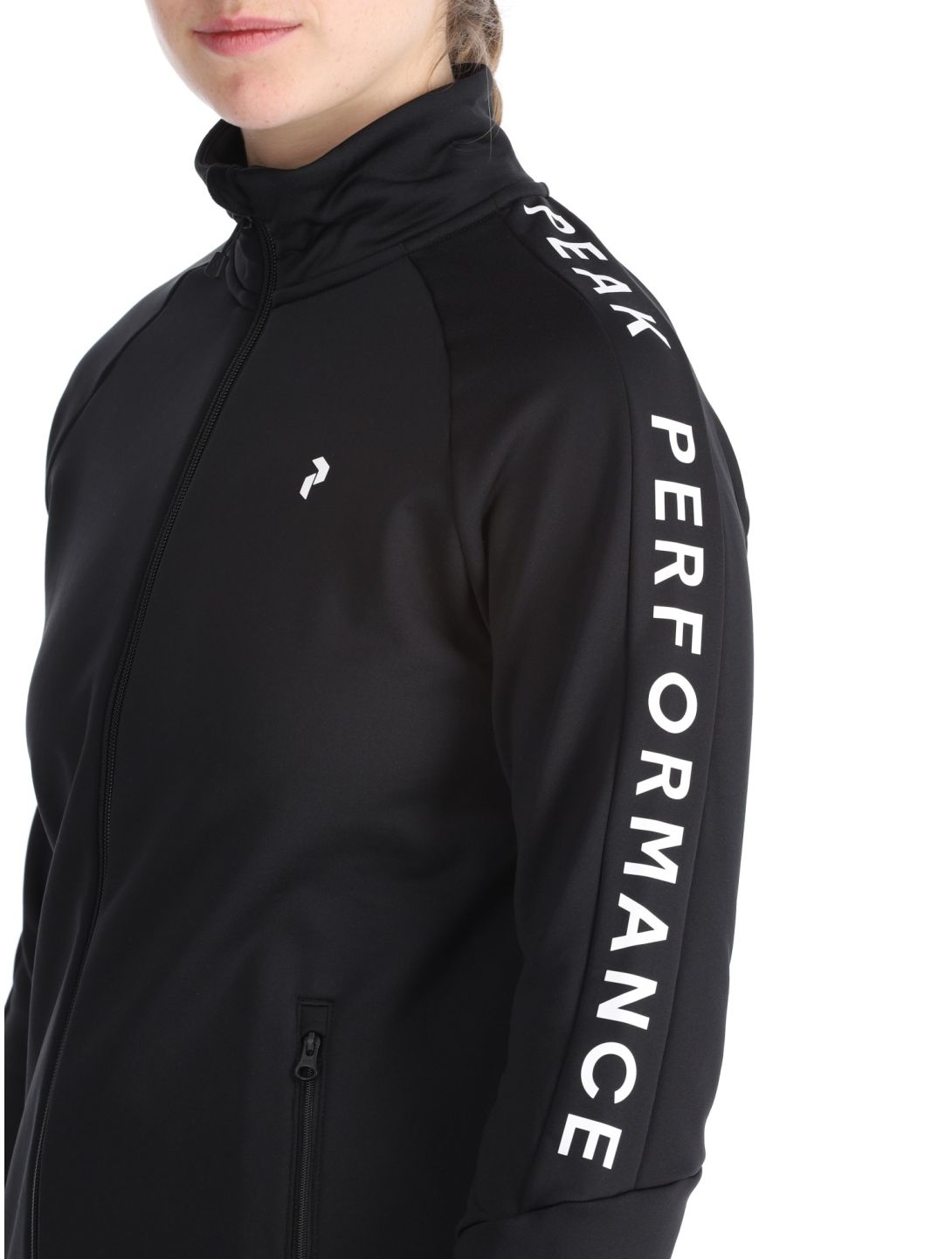 Peak Performance, W Rider Zip jacket women Black black 