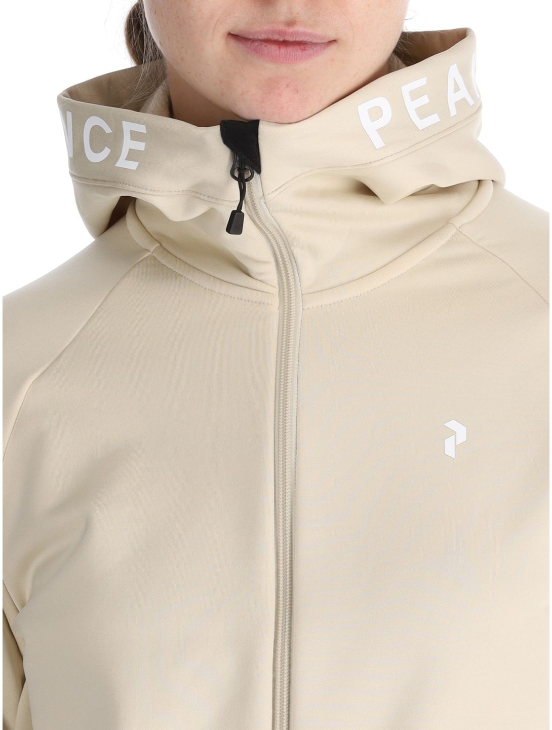 Peak Performance, W Rider Zip Hood jacket women Sand Fog beige 