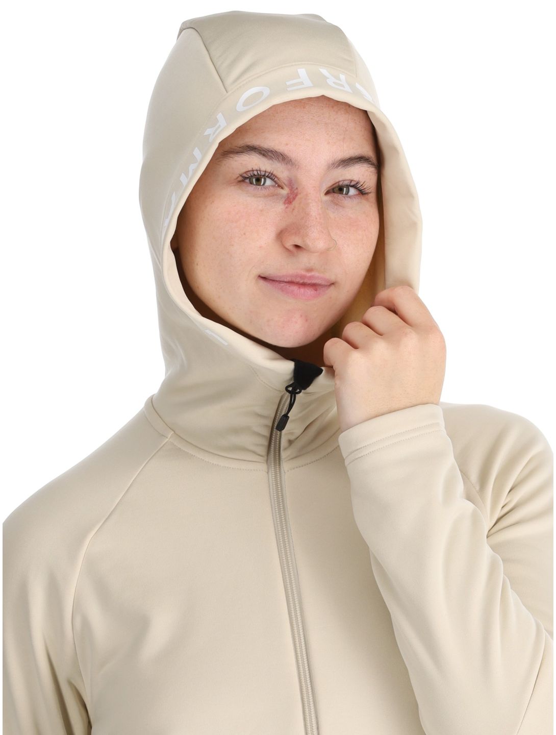 Peak Performance, W Rider Zip Hood jacket women Sand Fog beige 