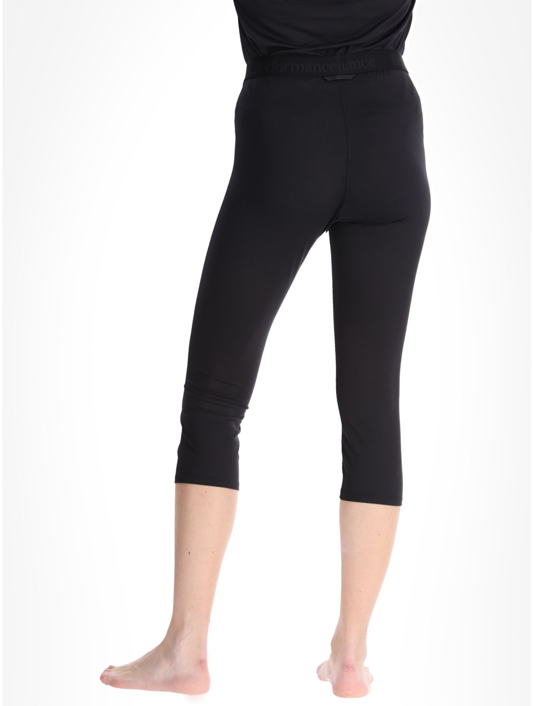 Peak Performance, W Spirit Short John 3/4 thermal pants women Black black 