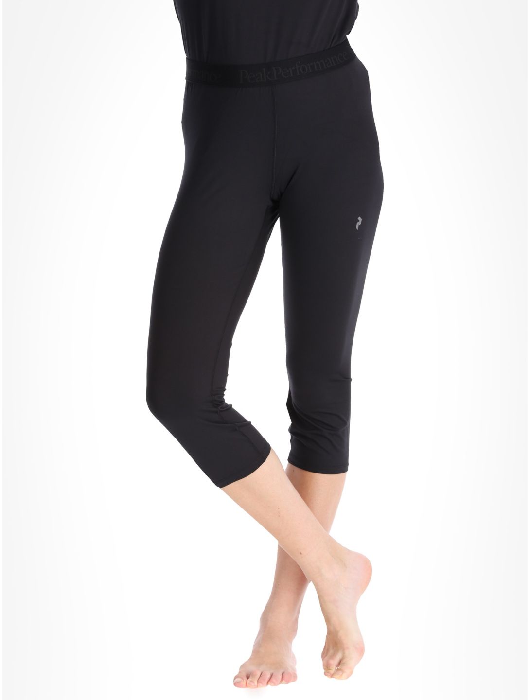 Peak Performance, W Spirit Short John 3/4 thermal pants women Black black 