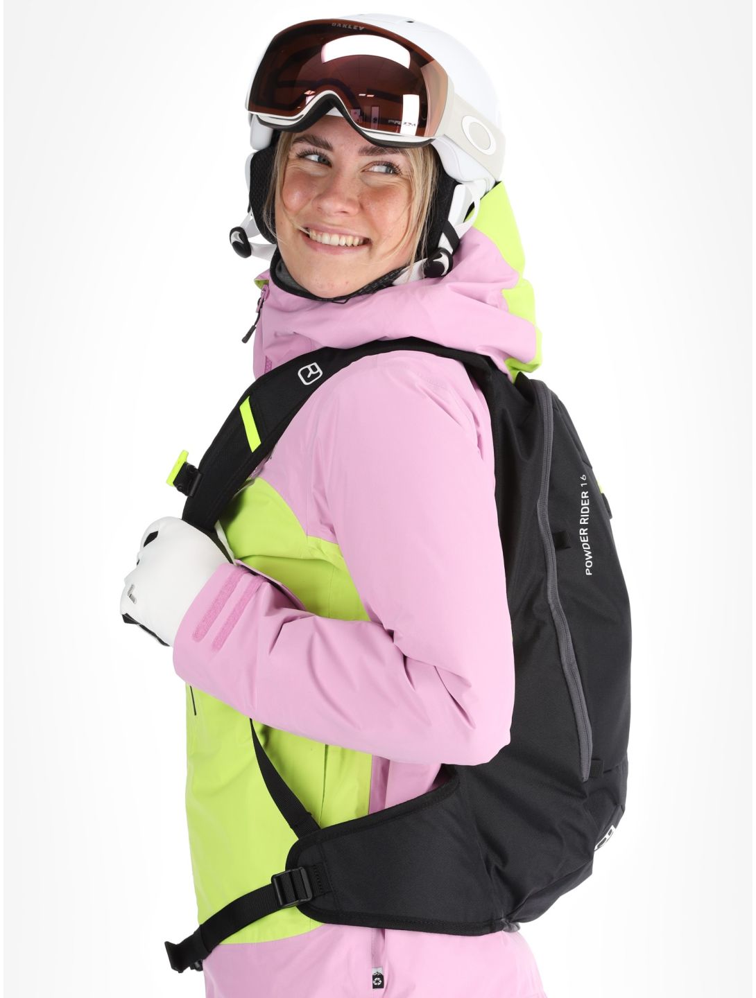 Picture, Acidid 3L hardshell ski jacket women Orchid Acid Lime green, pink 