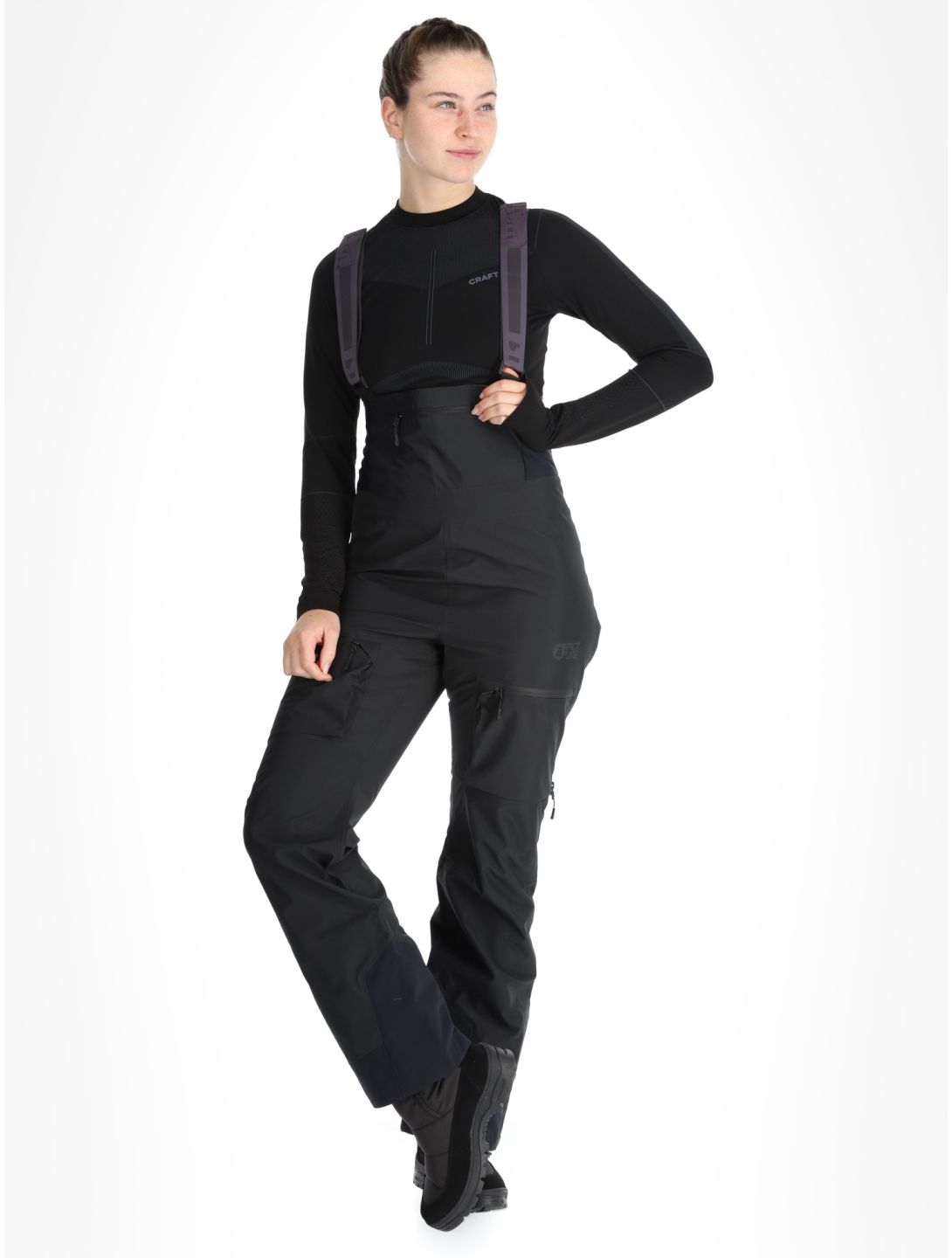 Picture, Aeron 3L hardshell ski pants women Black black 