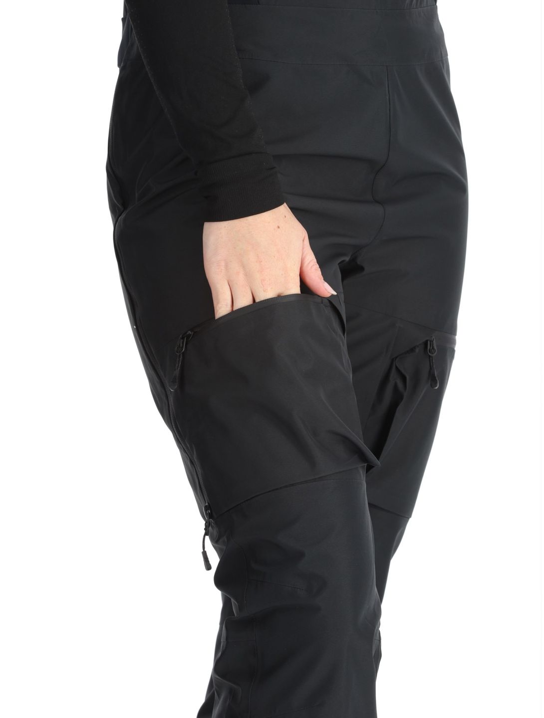 Picture, Aeron 3L hardshell ski pants women Black black 