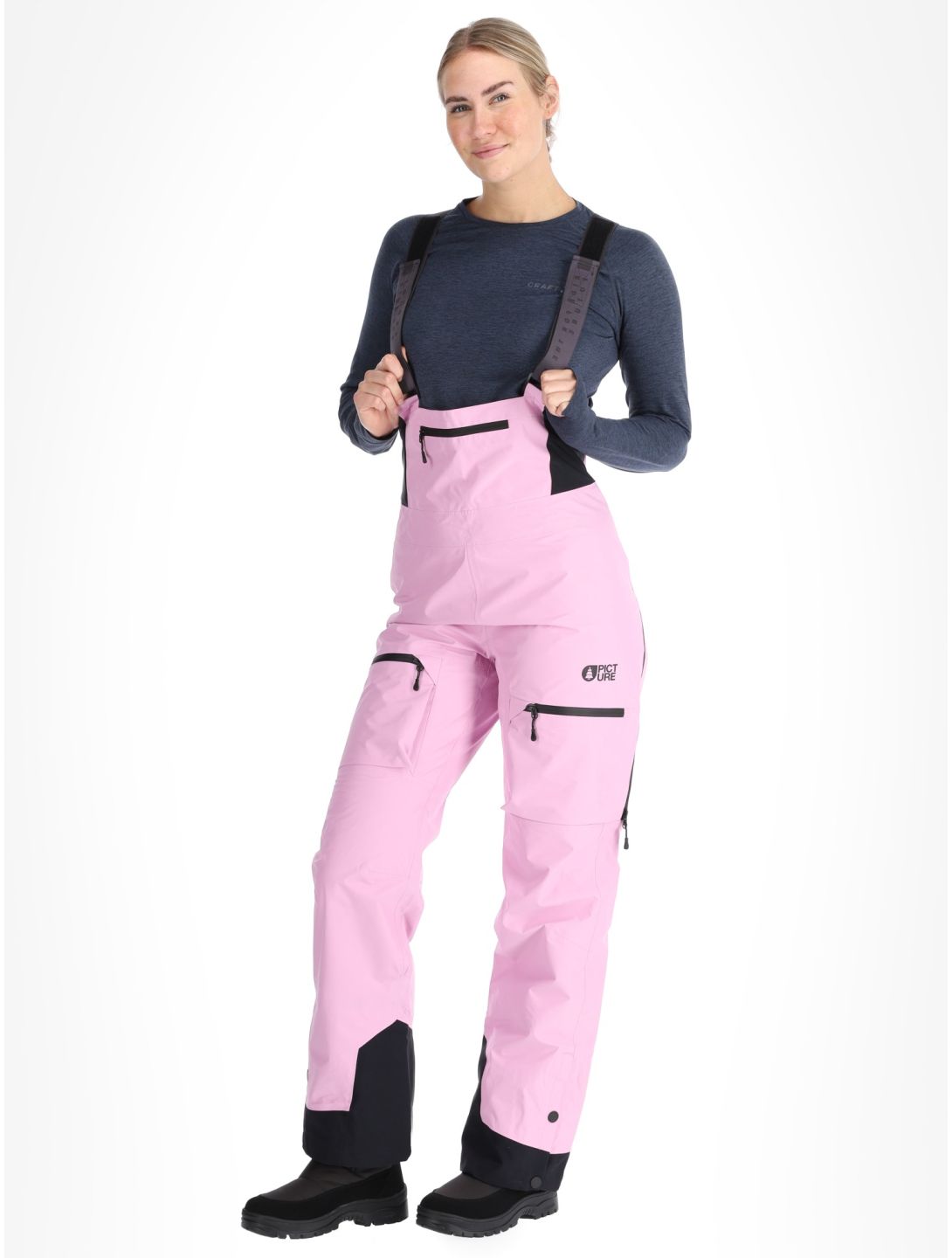 Picture, Allea 3L Xpore hardshell ski pants women Orchid pink 