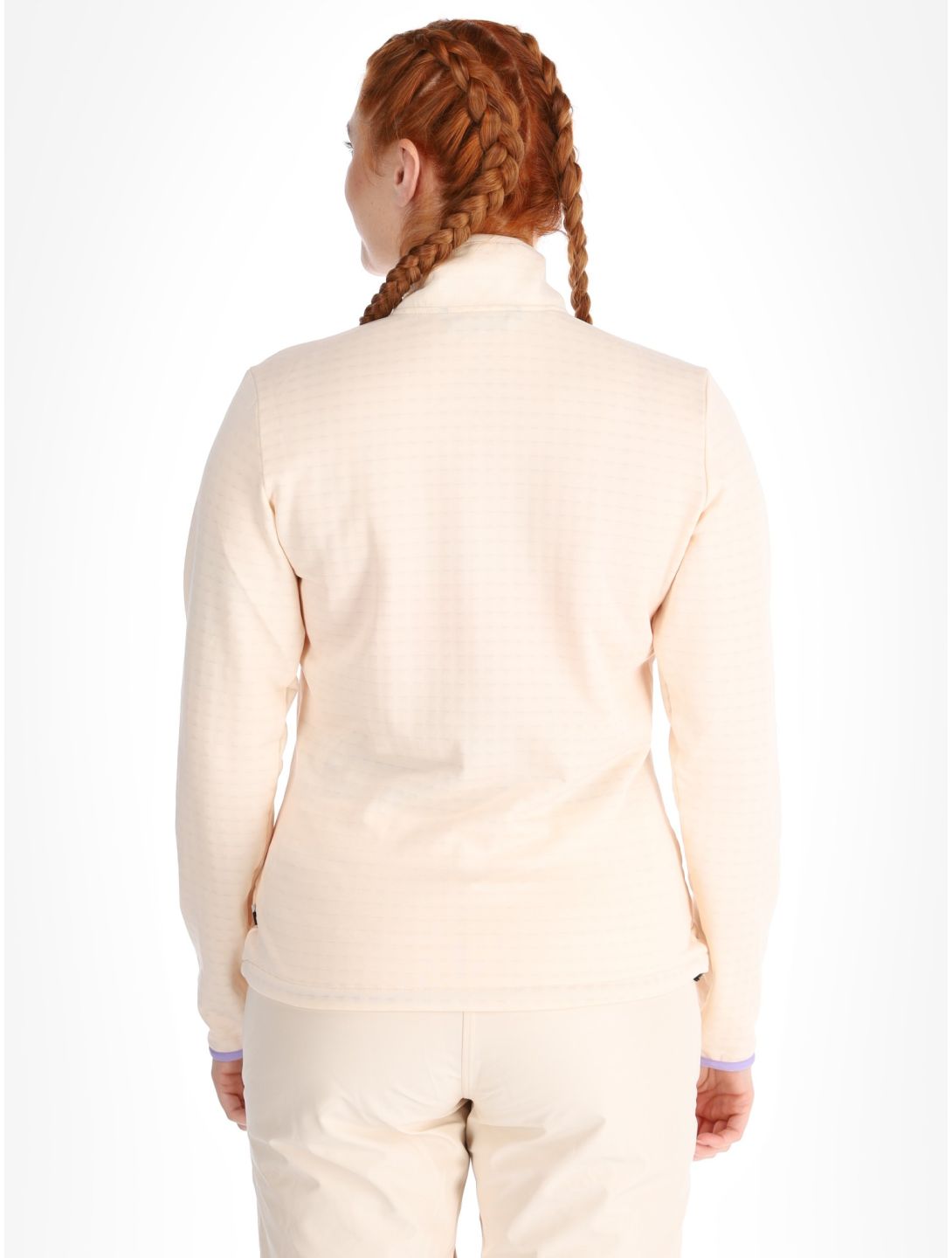 Picture, Bake W 1/4 Grid pullover women Vanilla beige 