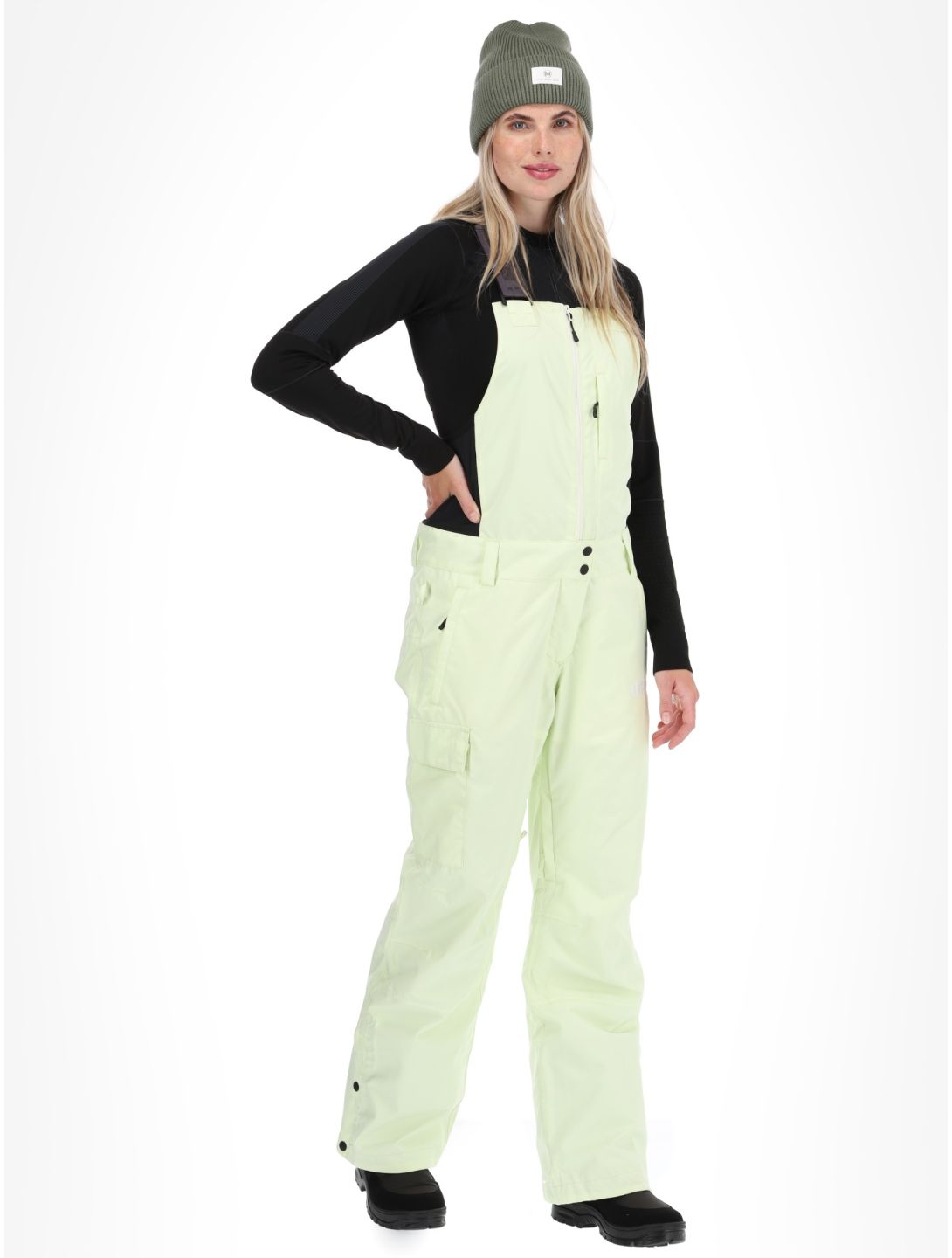 Picture, Brita BIB ski pants women Lime Cream green 