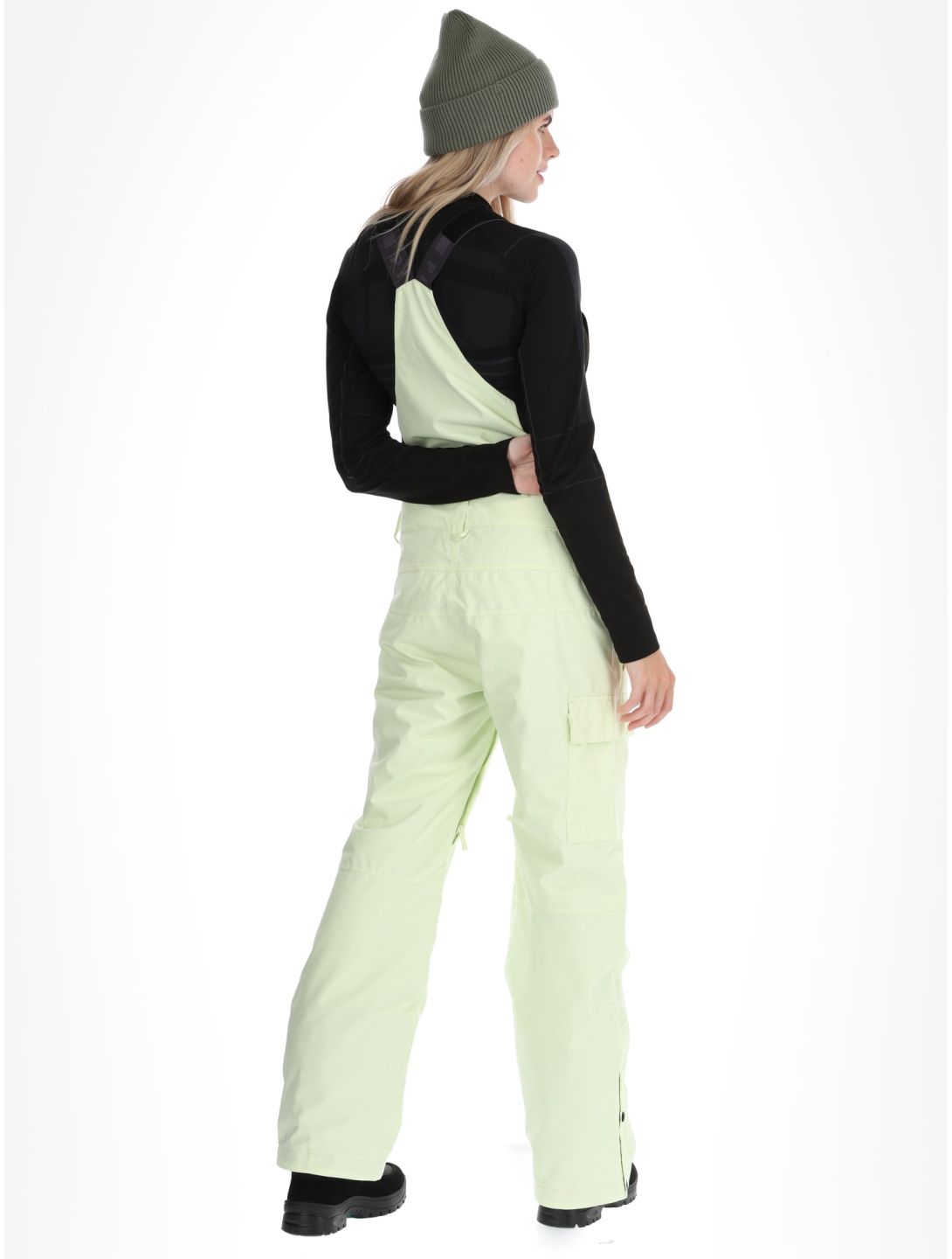 Picture, Brita BIB ski pants women Lime Cream green 