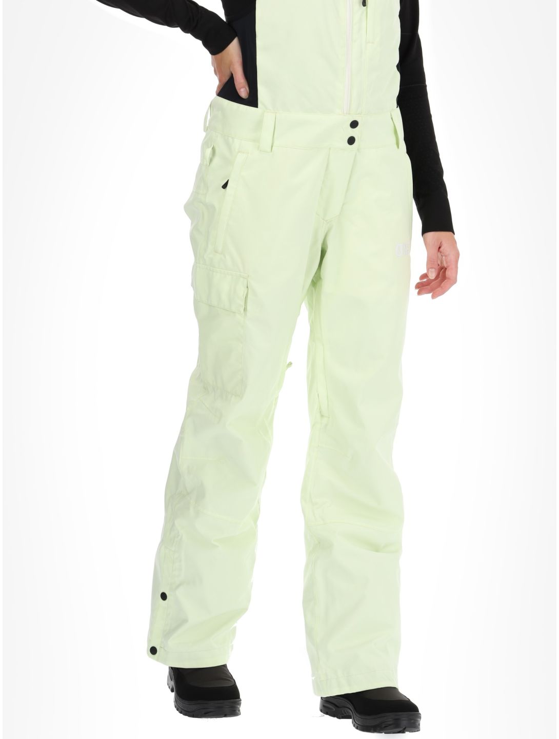 Picture, Brita BIB ski pants women Lime Cream green 