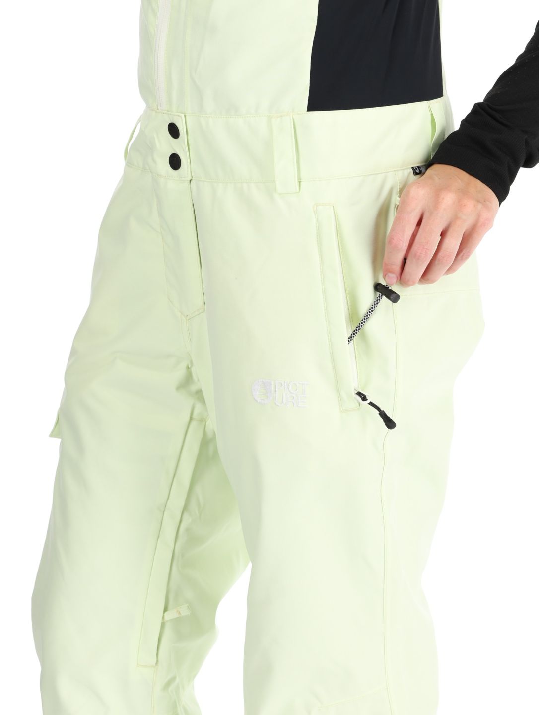 Picture, Brita BIB ski pants women Lime Cream green 