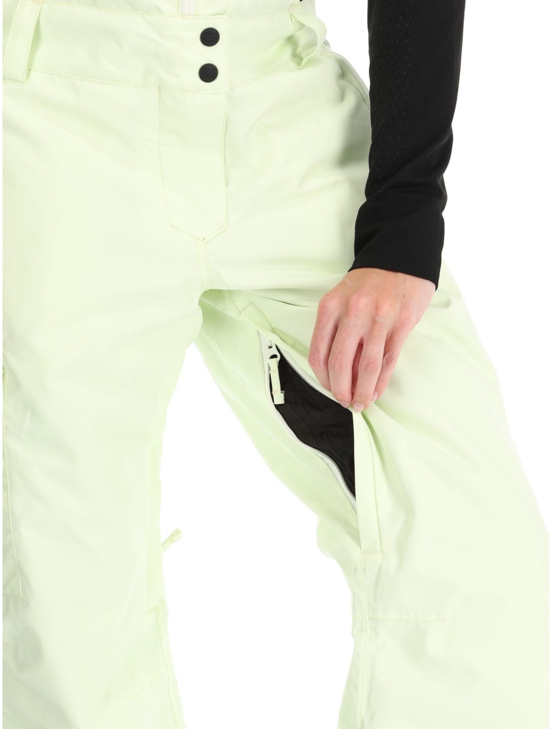 Picture, Brita BIB ski pants women Lime Cream green 