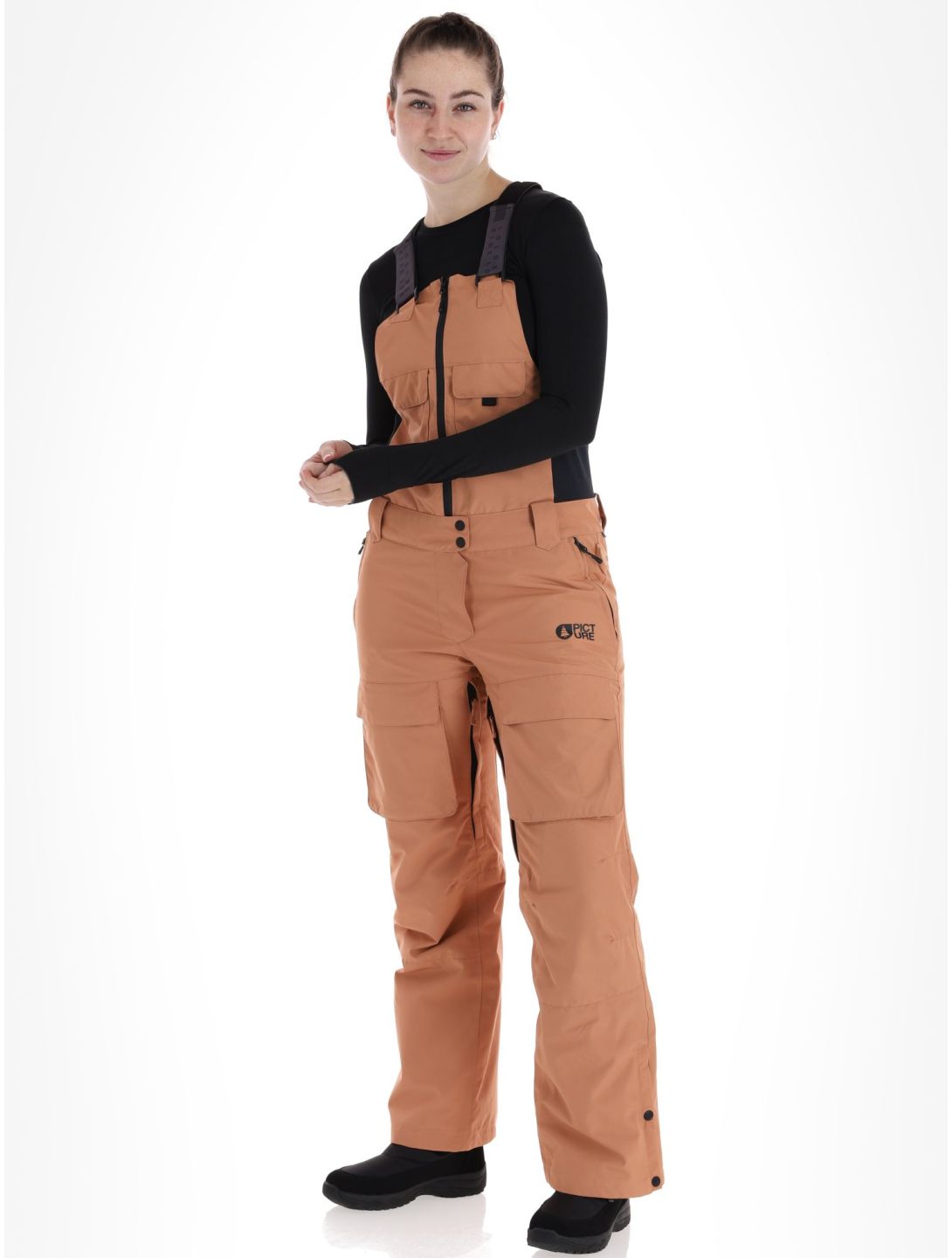 Picture, Brita BIB ski pants BIB women Latte beige 