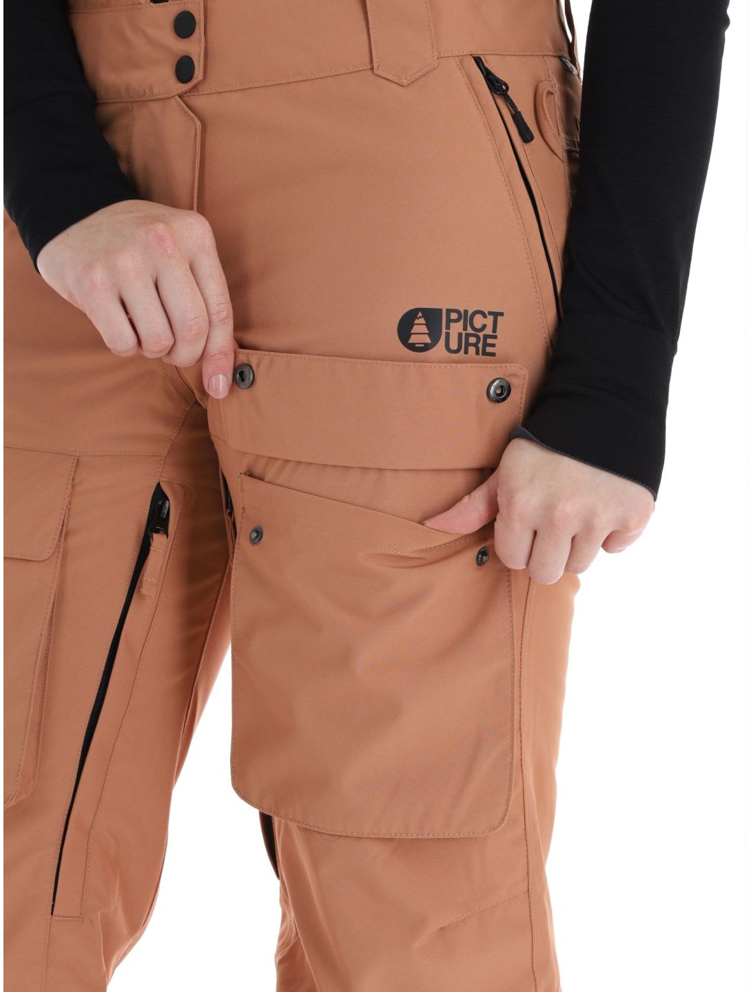 Picture, Brita BIB ski pants BIB women Latte beige 