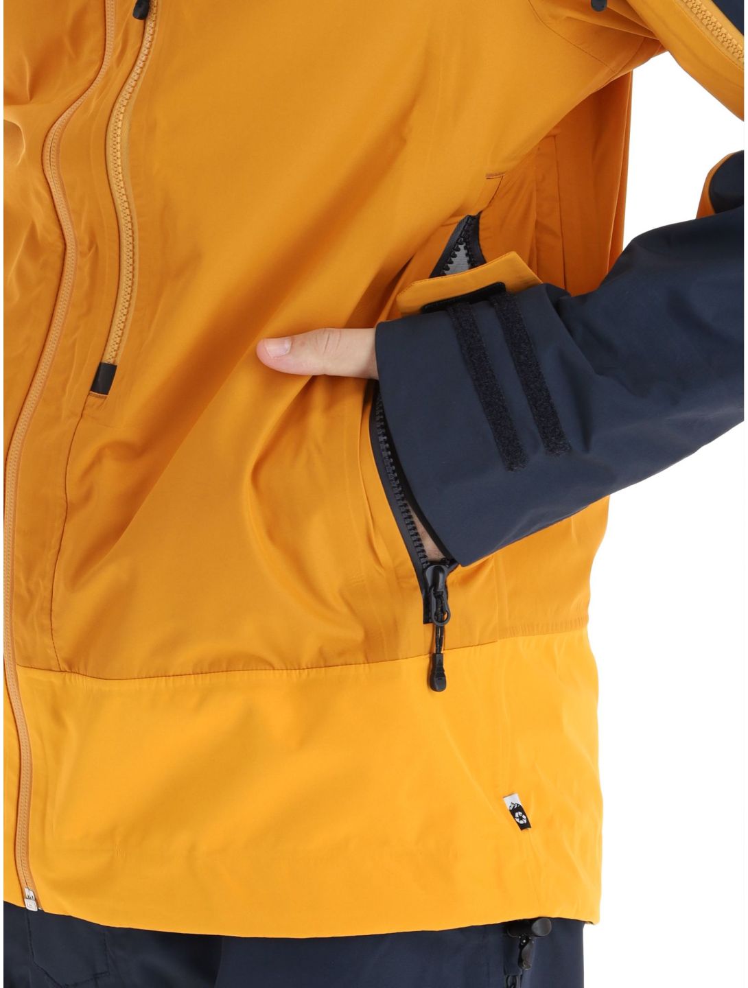 Picture, Broader 3L hardshell ski jacket men Camel-Dark Blue blue, orange 