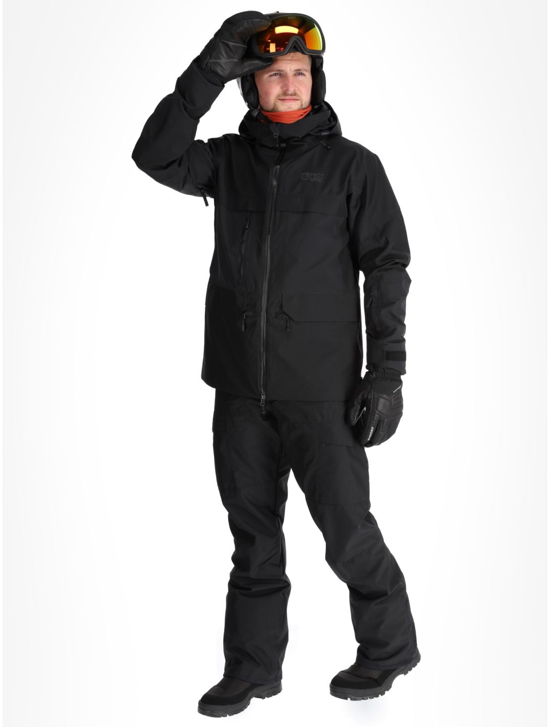 Picture, Dugnad ski jacket men Black black 