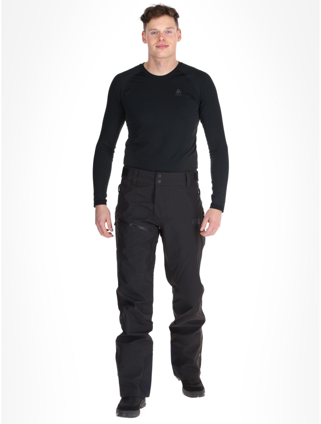 Picture, Eron 3L hardshell ski pants men Black black 