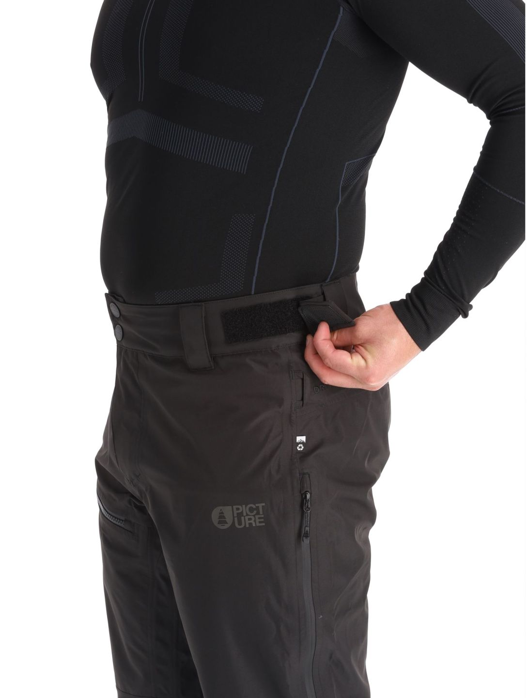 Picture, Eron 3L hardshell ski pants men Black black 